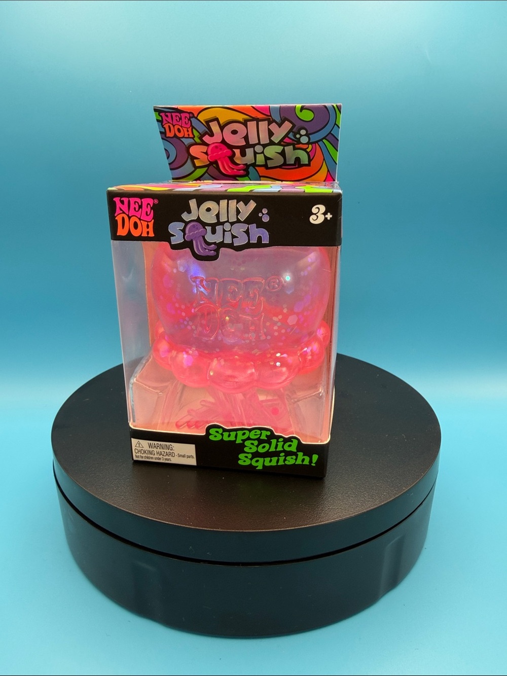 Needoh Jelly Squish Super Solid Squish - Pink